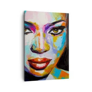 Quadro em tela - É impossível tirar os olhos - 50x70 cm