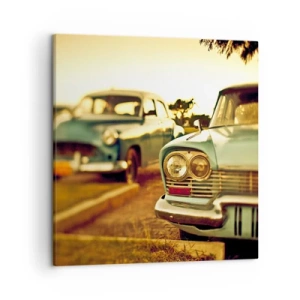 Quadro em tela - Vamos esperar para ver - 50x50 cm