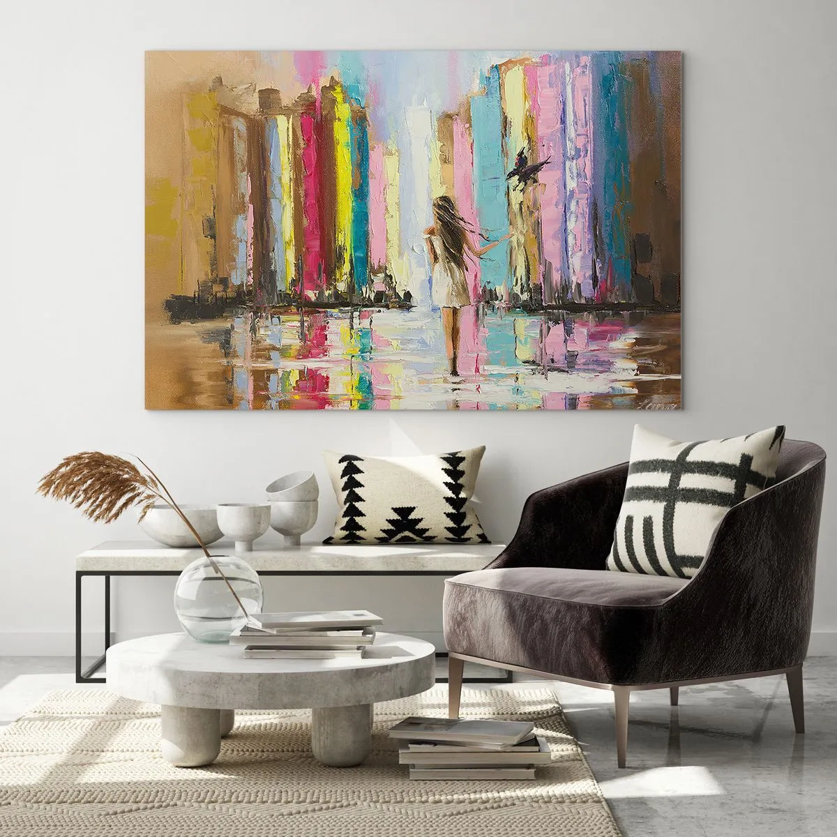 Quadro em vidro - Segue-me - 120x80 cm