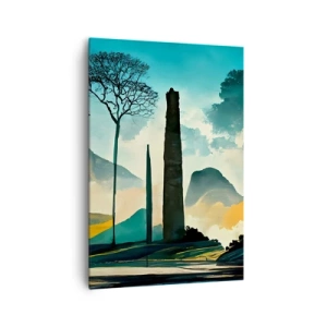 Quadro em tela - Cada vez mais alto - 70x100 cm