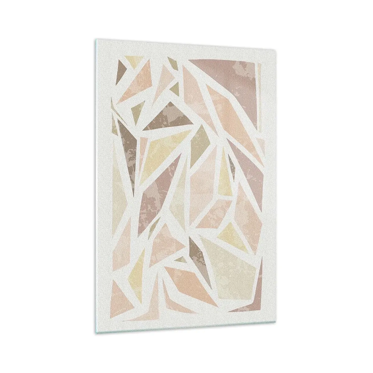 Quadro em vidro - Composição de vitral - 70x100 cm