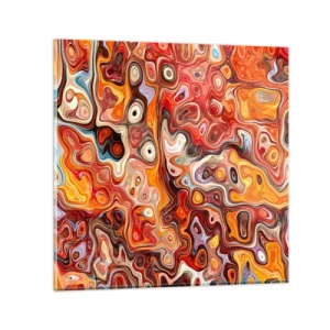 Quadro em vidro - Se as nozes tivessem derretido no mel - 30x30 cm