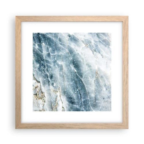 Pôster com moldura de carvalho claro - O mundo do Gelo - 30x30 cm