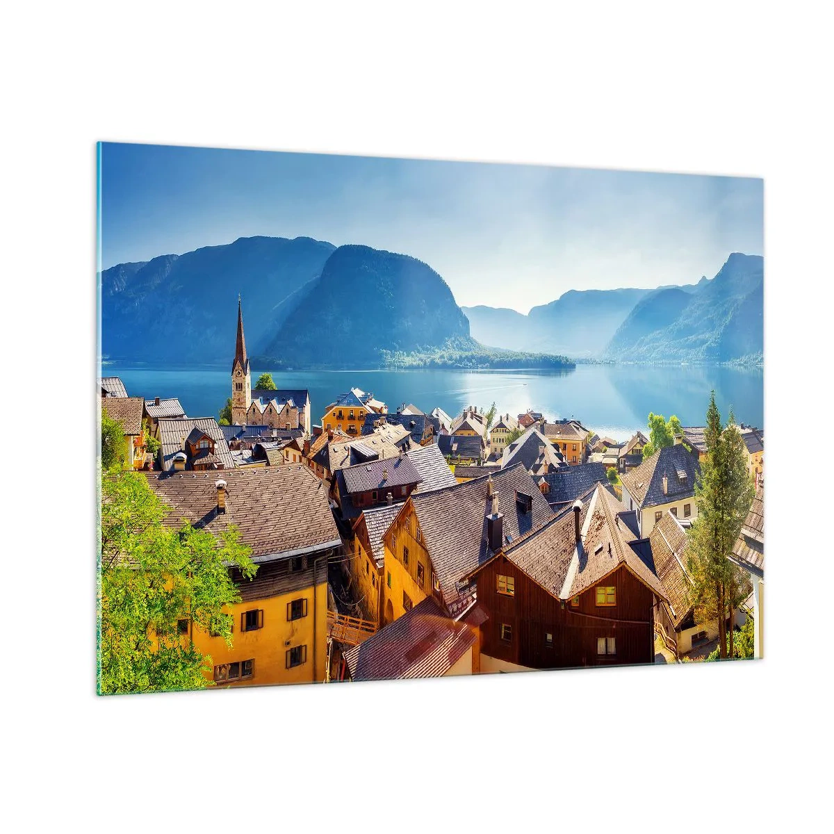 Quadro em vidro - Não poderia ser mais pitoresco - 100x70 cm