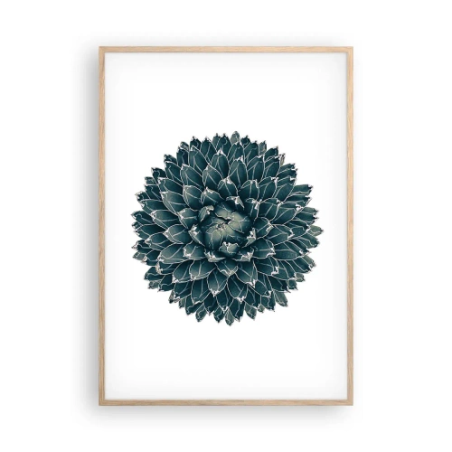 Pôster com moldura de carvalho claro - Estrela do Deserto - 70x100 cm