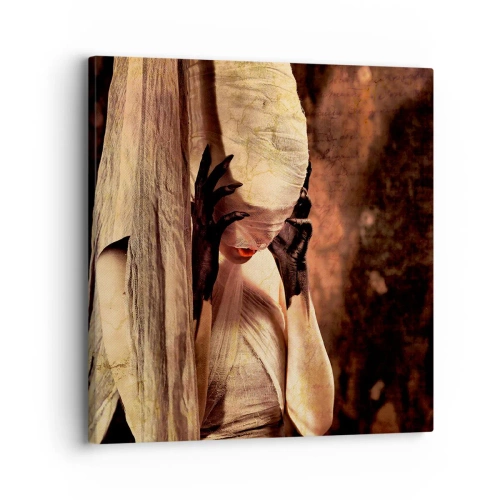 Quadro em tela - Entre o bem e o mal - 30x30 cm