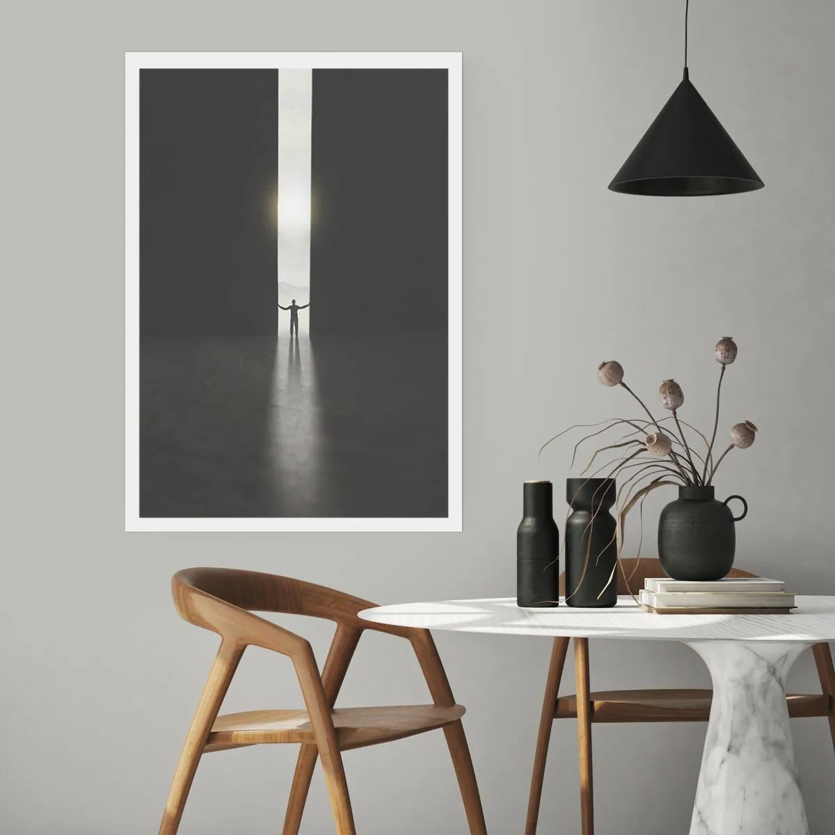 Pôster - Um passo para um futuro brilhante - 61x91 cm