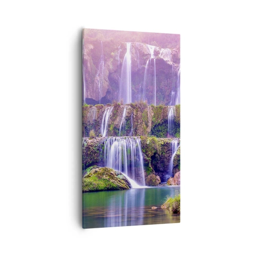 Quadro em tela - Escadas para o céu - 55x100 cm