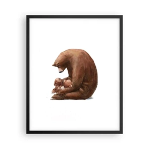 Pôster com moldura preta - Doces sonhos, crianças - 40x50 cm