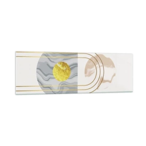 Quadro em vidro - Brilho e claridade - 160x50 cm