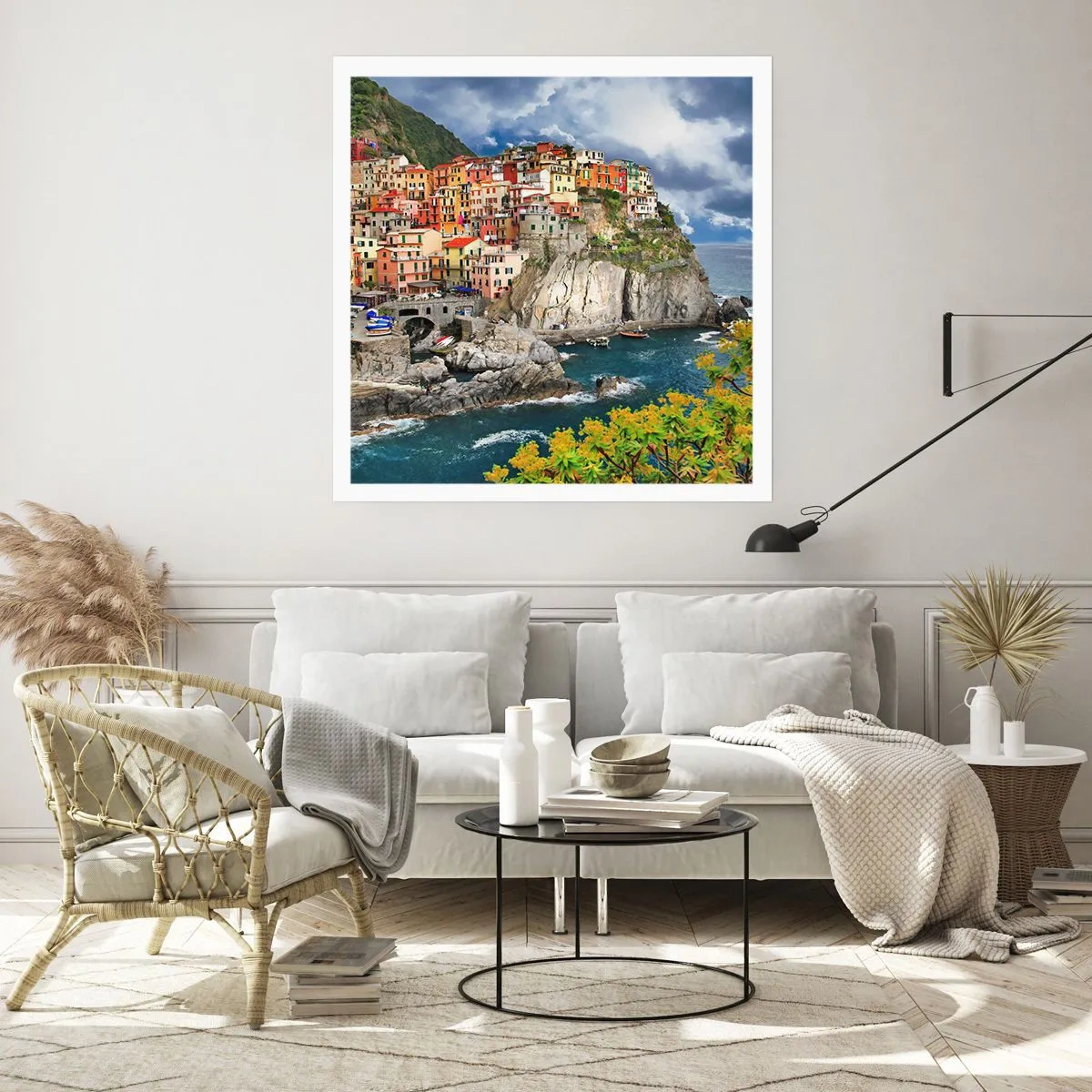 Pôster - Um aglomerado nas rochas - 40x40 cm