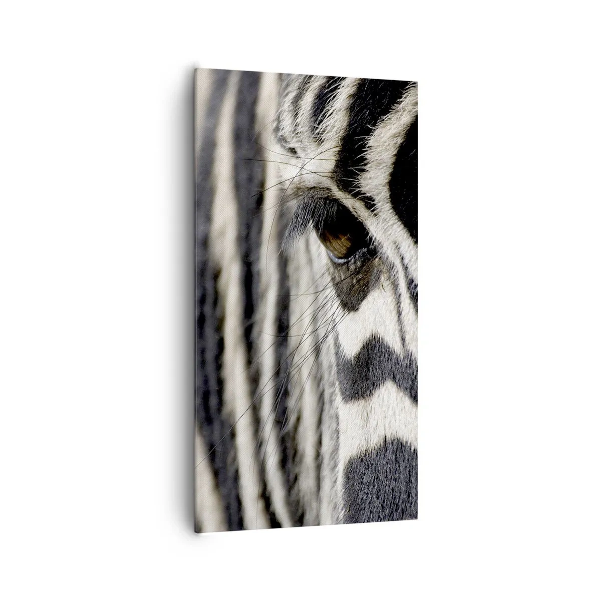 Quadro em tela - Retrato em listras - 65x120 cm