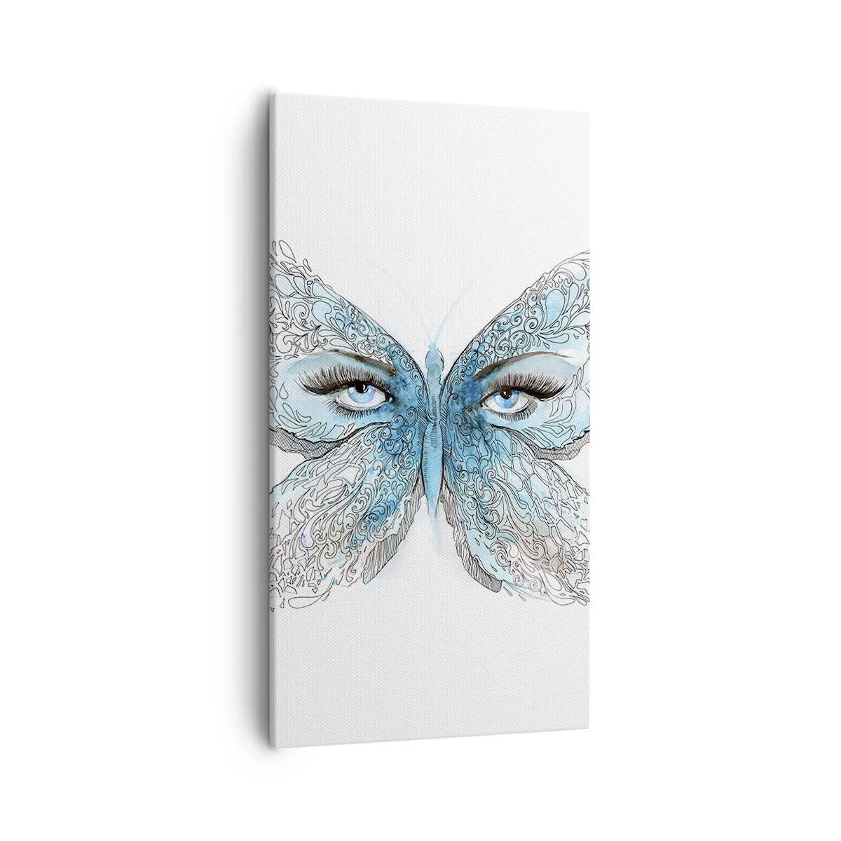 Quadro em tela - Borboleta eros - 55x100 cm