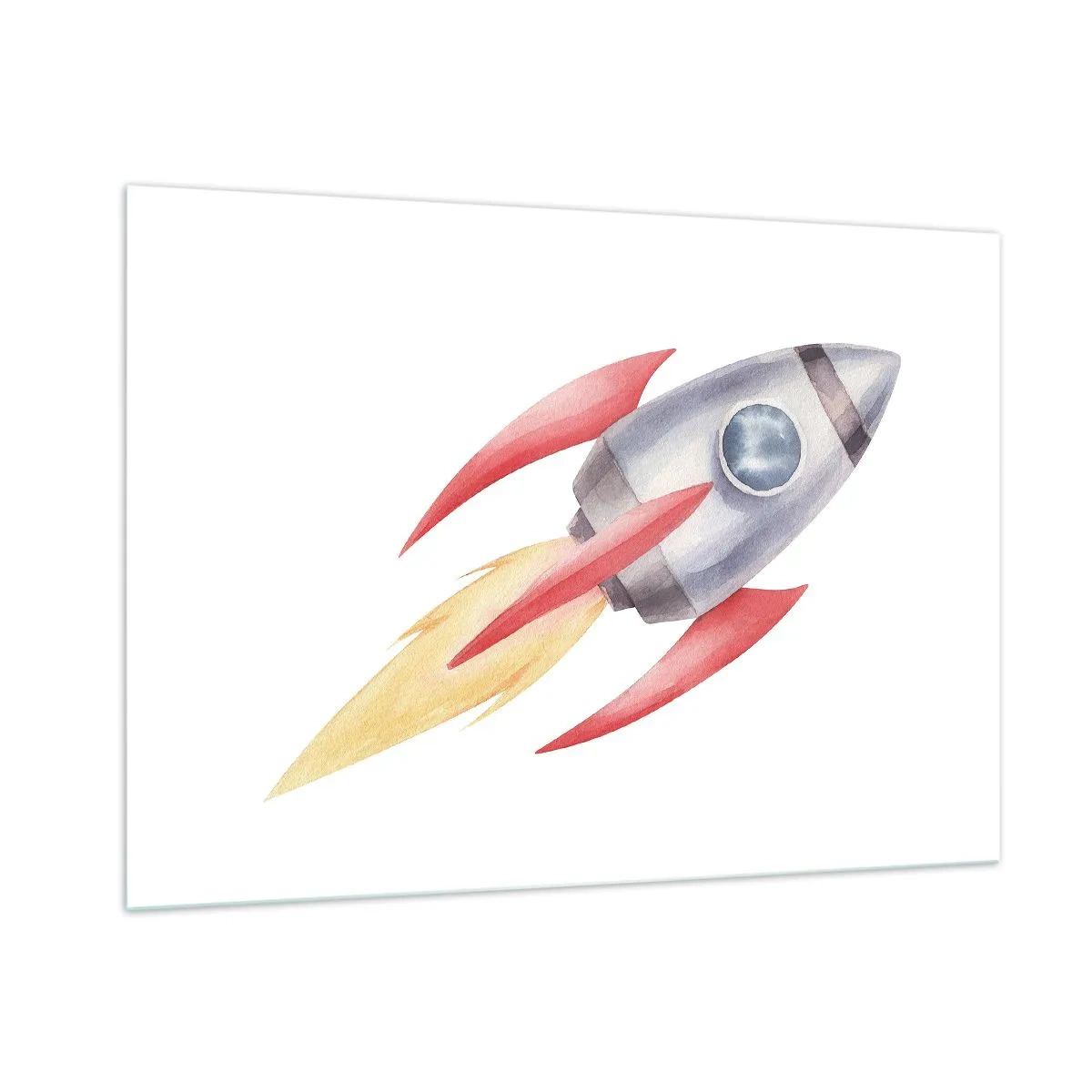 Quadro em vidro - Mais alto, mais rápido e mais longe - 100x70 cm