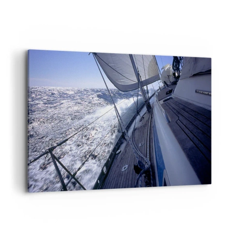 Quadro em tela - Eu sei o que é ser um pássaro - 120x80 cm