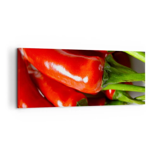 Quadro em tela - Suculento, brilhante, liso - 100x40 cm