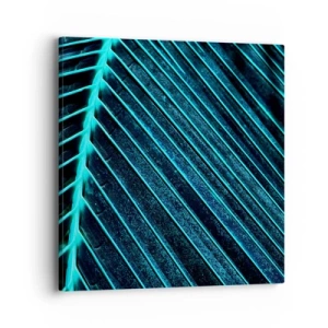 Quadro em tela - Textura verde - 40x40 cm