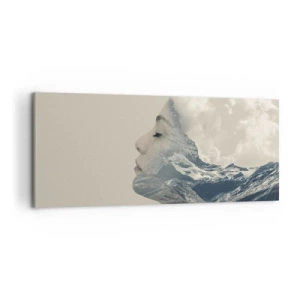 Quadro em tela - A beleza dos elementos da natureza - 120x50 cm