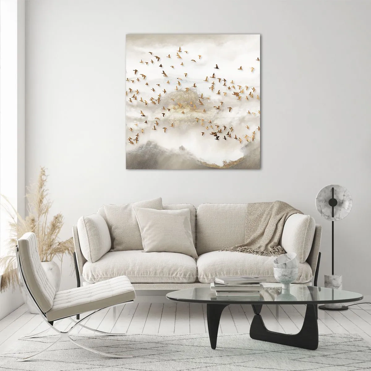 Quadro em vidro - Está na hora… - 30x30 cm