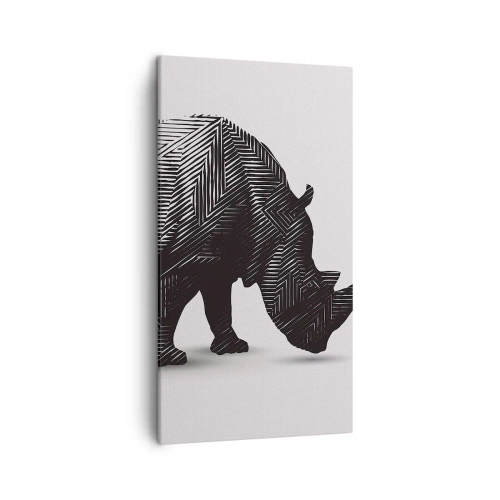 Quadro em tela - A beleza geométrica da natureza - 45x80 cm