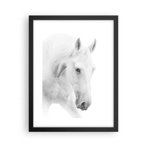 Pôster com moldura preta - Será amizade...? - 30x40 cm