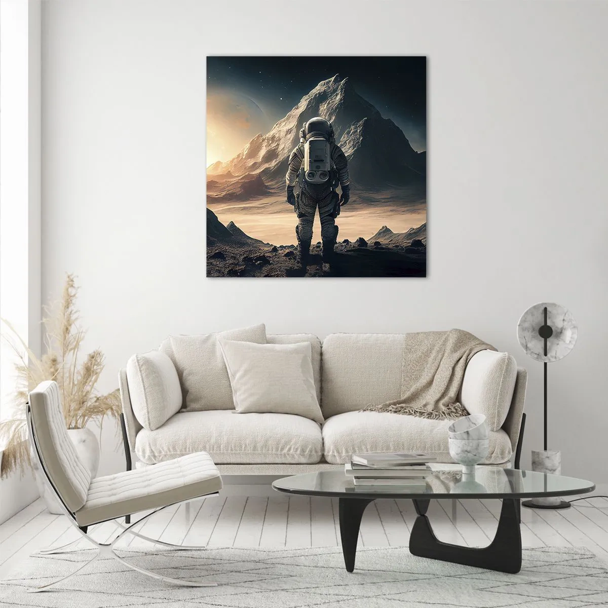 Quadro em vidro - Novo desafio - 30x30 cm