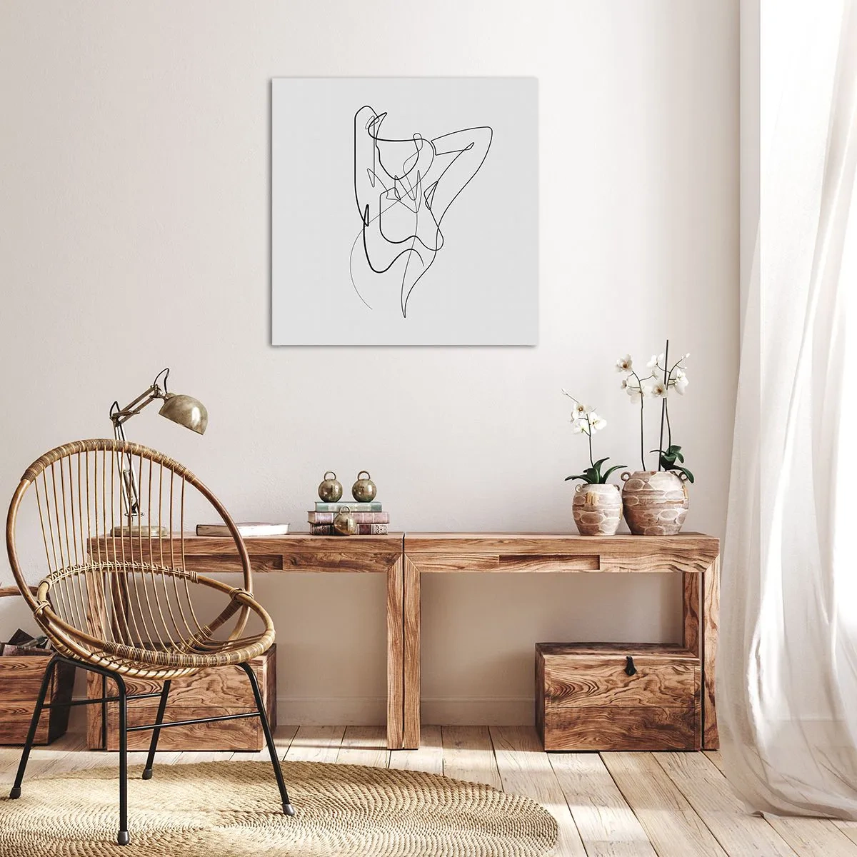 Quadro em tela - Que tipo de pessoa é realmente... - 60x60 cm