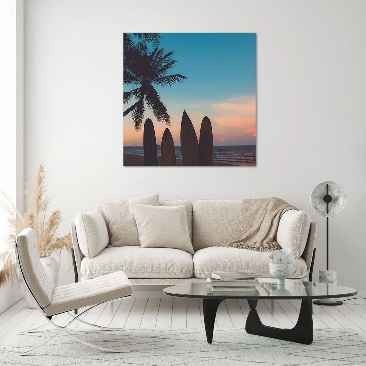 Quadro em vidro - Amanhã também será divertido - 70x70 cm