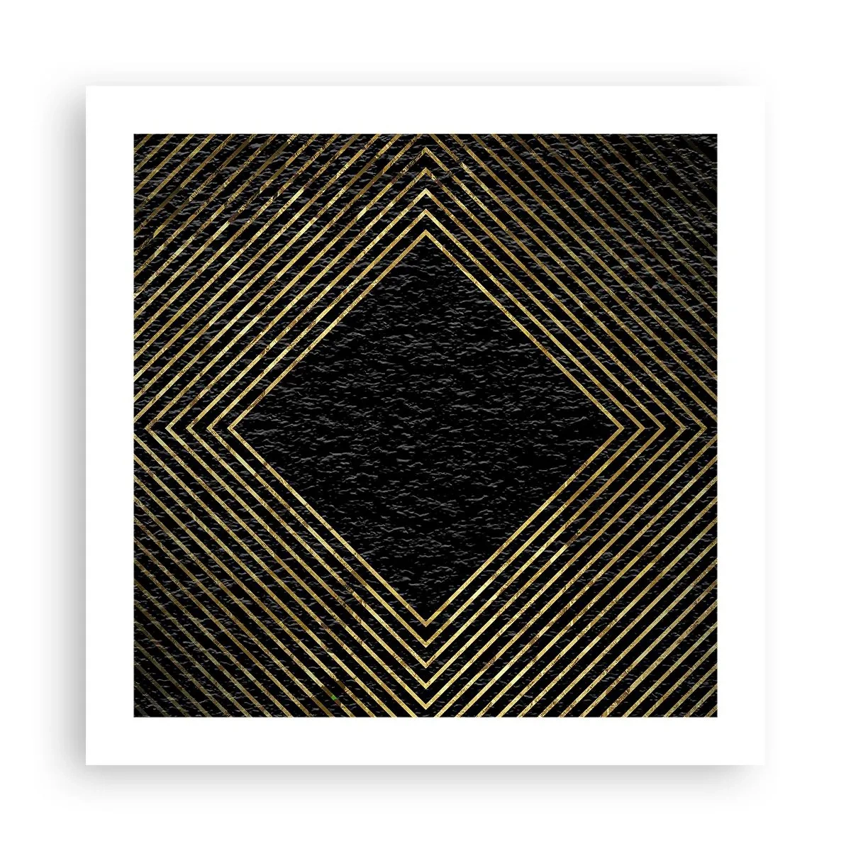 Pôster - Geometria em estilo glamoroso - 50x50 cm