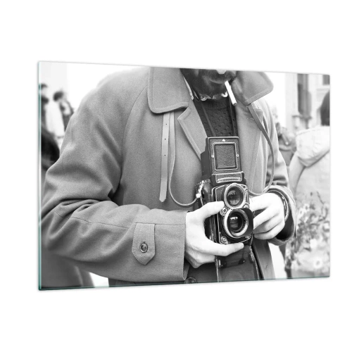 Quadro em vidro - Estilo retro - 120x80 cm