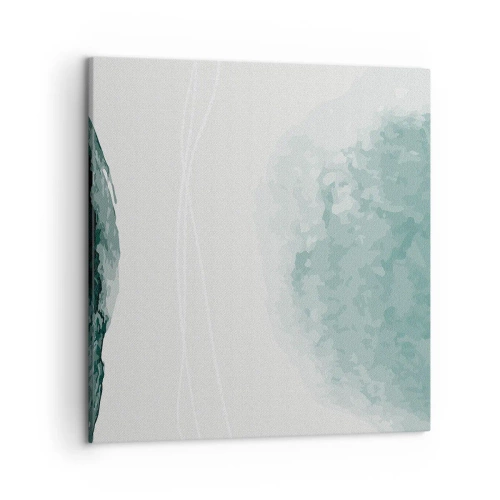 Quadro em tela - Encontro com a neblina - 50x50 cm