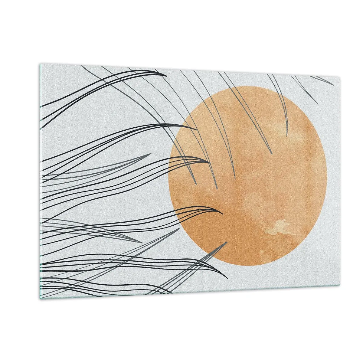 Quadro em vidro - Sempre em direção ao sol - 120x80 cm