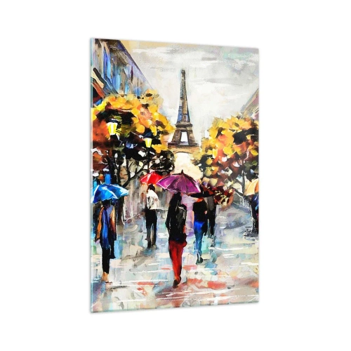 Quadro em vidro - Especialmente bonita no outono - 70x100 cm