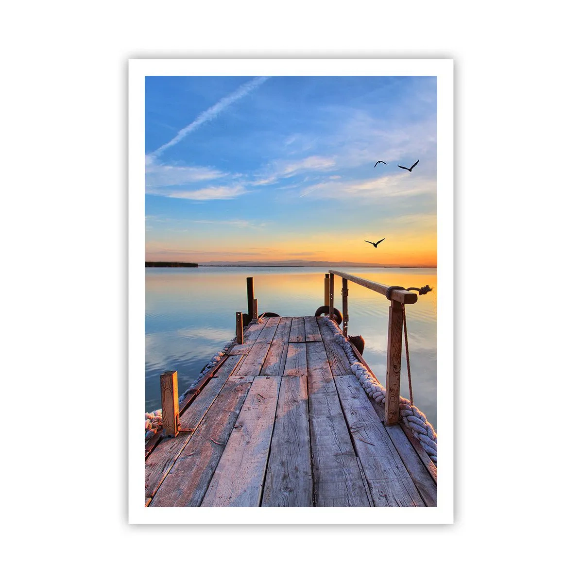 Pôster - Caminhando em direção ao sol - 70x100 cm