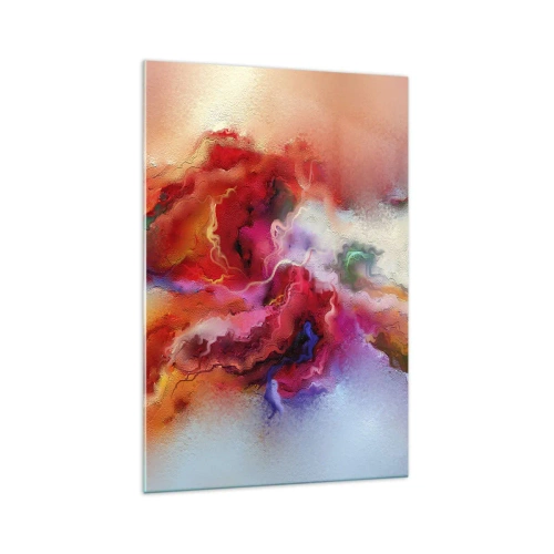 Quadro em vidro - Como capturar os sonhos - fumo - 70x100 cm