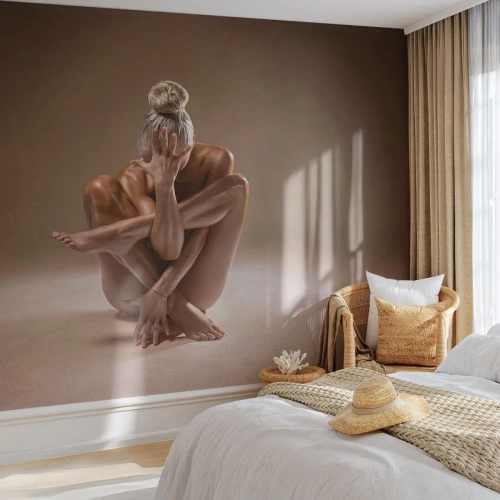 Papel de Parede Premium Canvas - Unidade de corpo e alma - Corpo, Mulher, Modelo - 450x315 cm