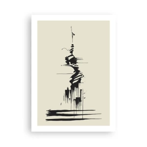 Pôster - Abstração apressada - 50x70 cm