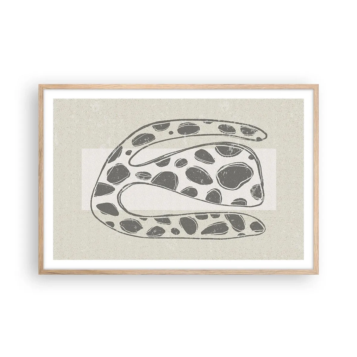 Pôster com moldura de carvalho claro - Uma criatura estranha - 91x61 cm