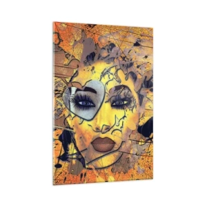 Quadro em vidro - Beleza ensolarada - 80x120 cm