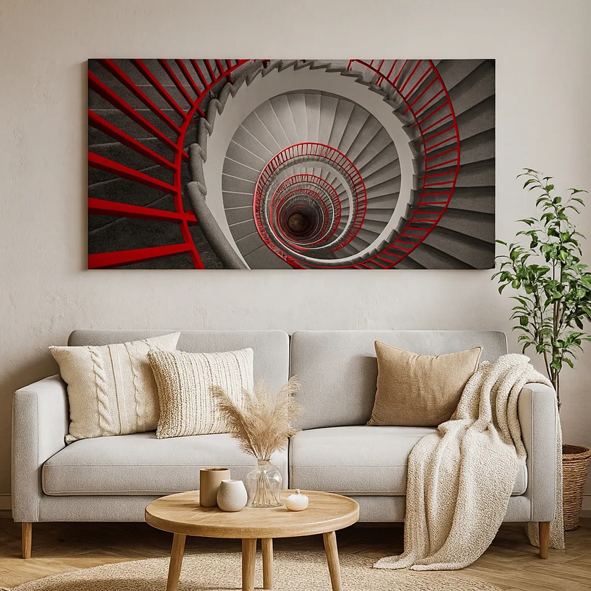 Quadro em tela - Diversão de arquitetura - 30x30 cm