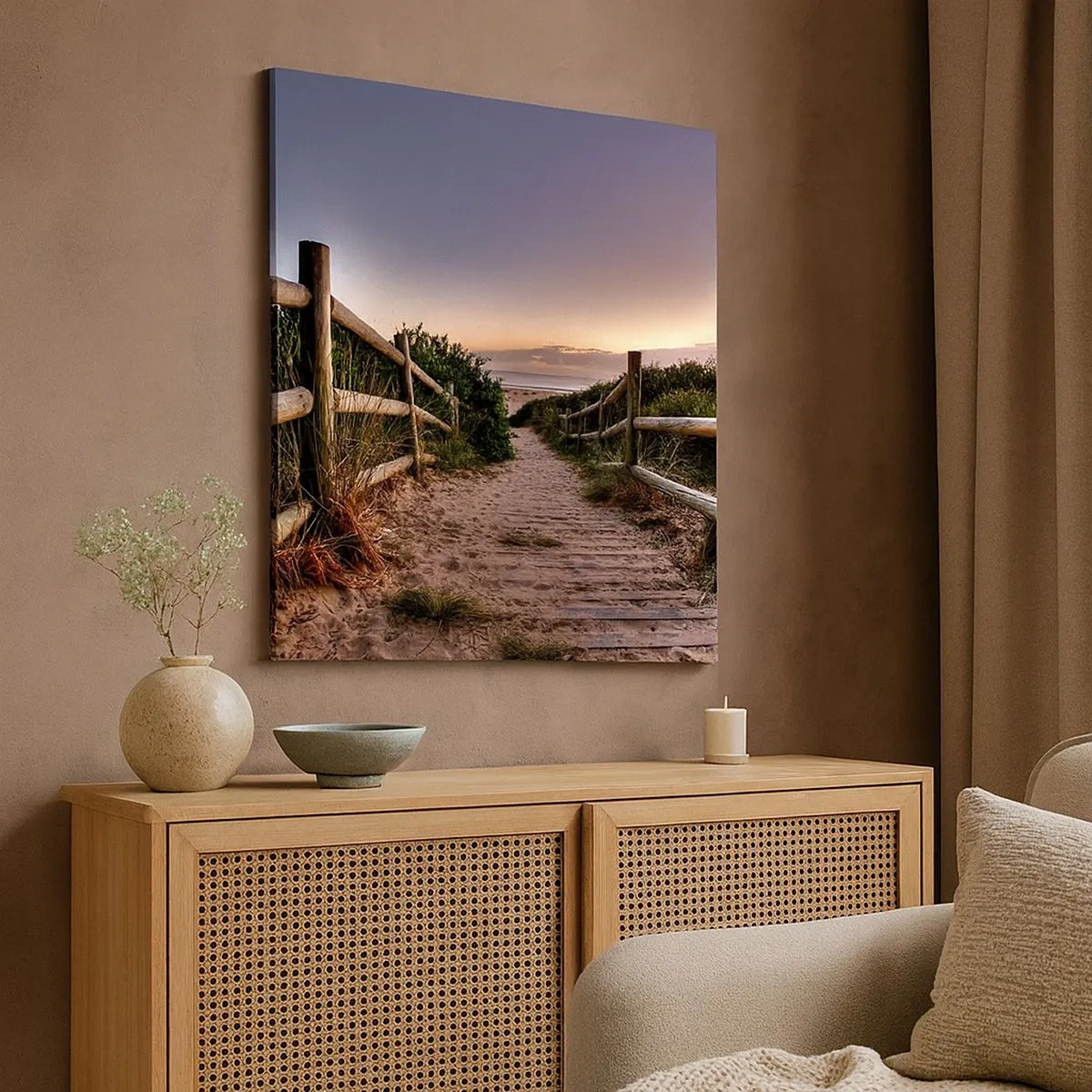 Quadro em tela - O objetivo já está claro - 30x30 cm