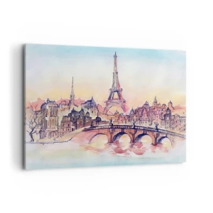 Quadro em tela - A única cidade deste tipo no mundo - 100x70 cm