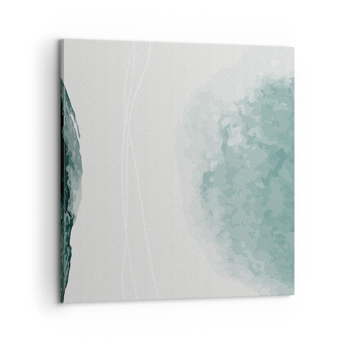 Quadro em tela - Encontro com a neblina - 60x60 cm