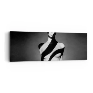 Quadro em tela - No brilho e na sombra - 90x30 cm