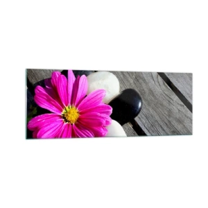 Quadro em vidro - Descanso no cais - 140x50 cm