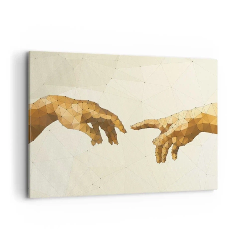 Quadro em tela - Geometria divina - 100x70 cm