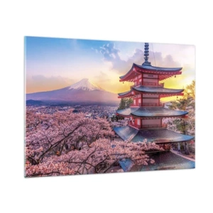 Quadro em vidro - A essência do espírito japonês - 100x70 cm