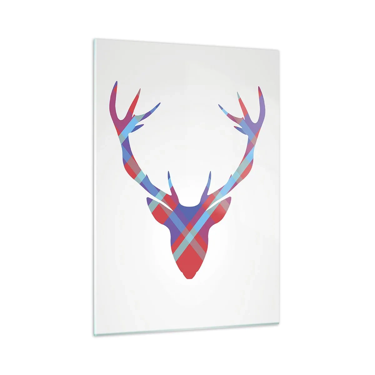 Quadro em vidro - Veado escocês - 50x70 cm