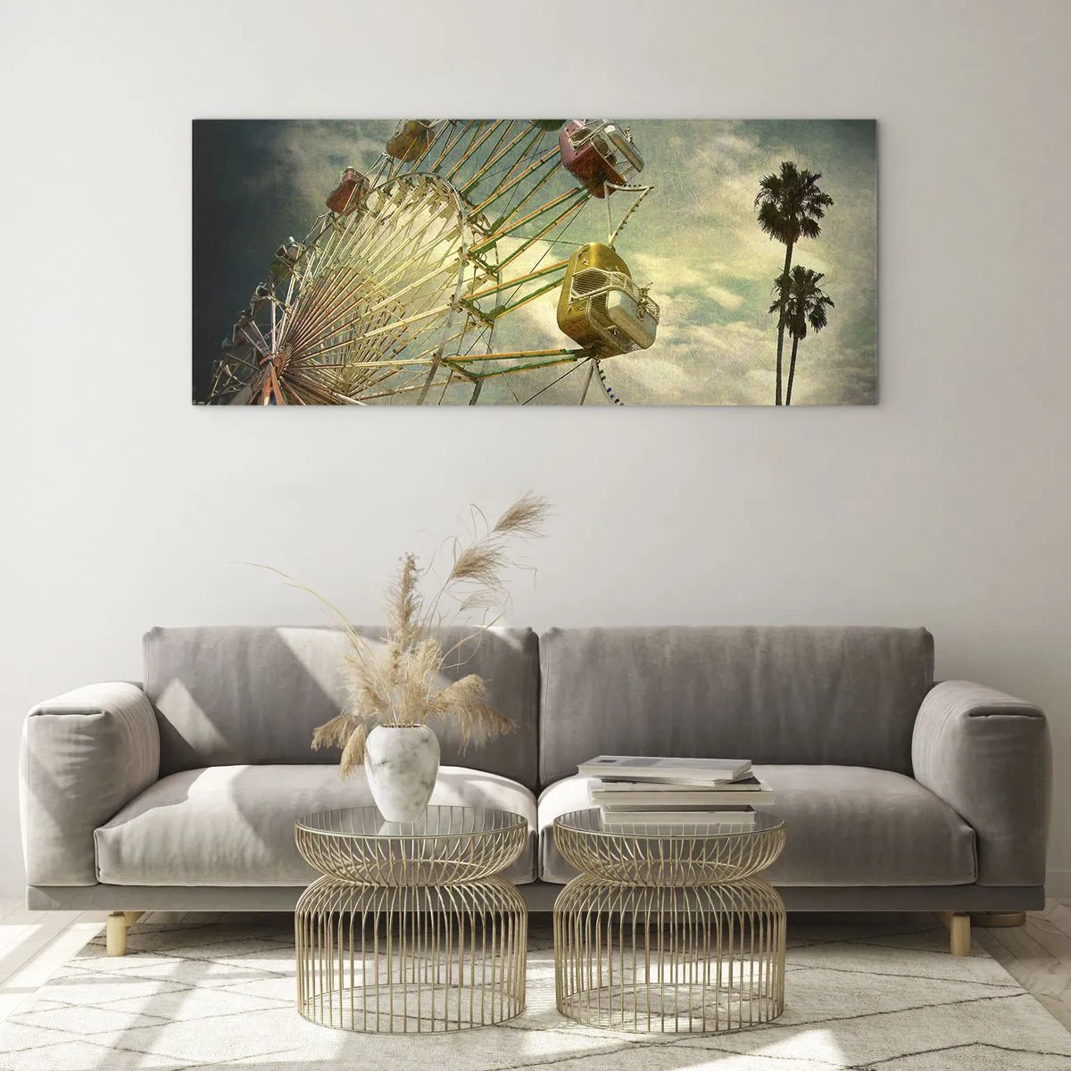 Quadro em vidro - Será divertido… - 90x30 cm