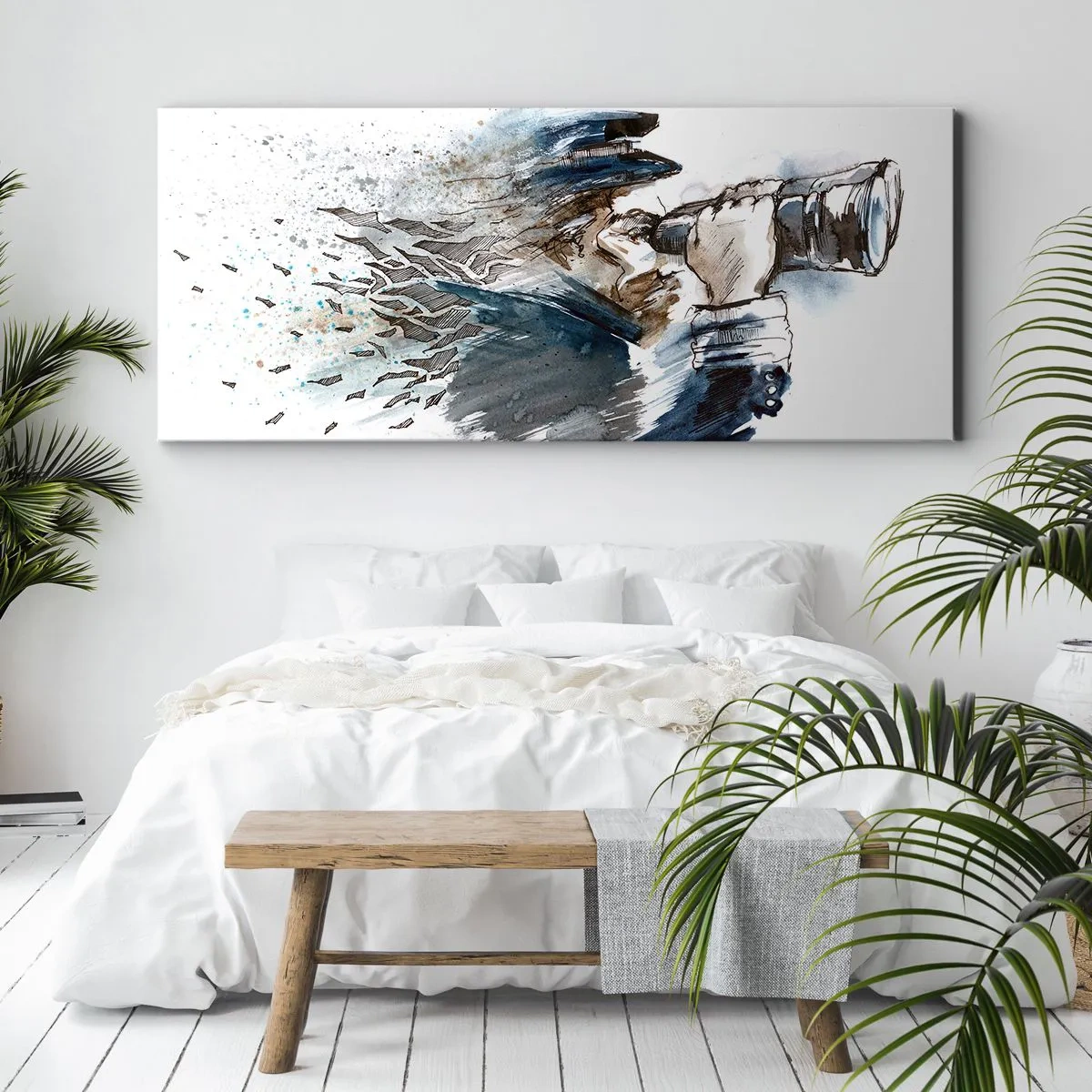 Quadro em tela - Dez na escala Beaufort! - 90x30 cm